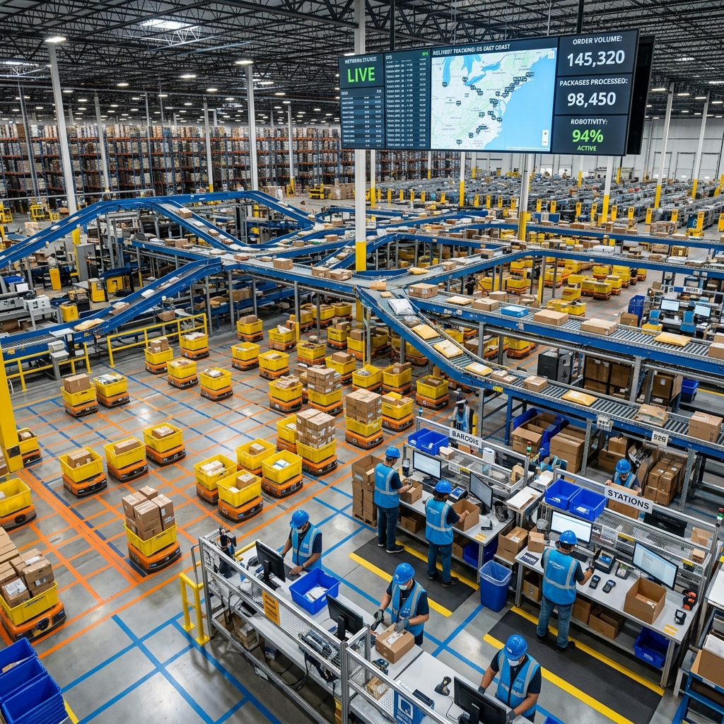 E-commerce fulfillment center